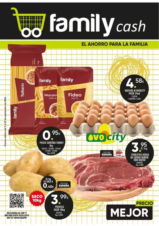 Catálogo Family Cash | Precios válidos del 7 al 27 de septiembre de 2026 | 2026-09-07T00:00:00.000Z - 2026-09-27T00:00:00.000Z