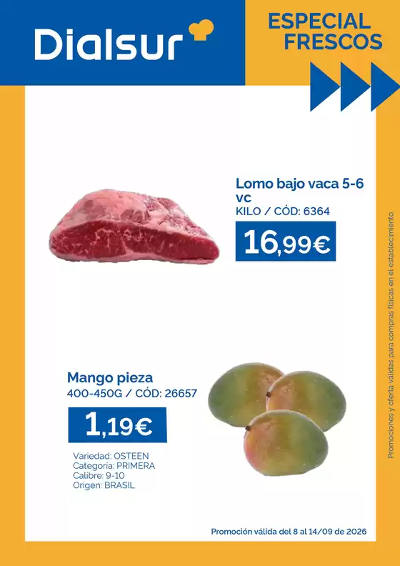 Catálogo Dialsur Cash & Carry | Especial Frescos | 2026-09-08T00:00:00.000Z - 2026-09-14T00:00:00.000Z