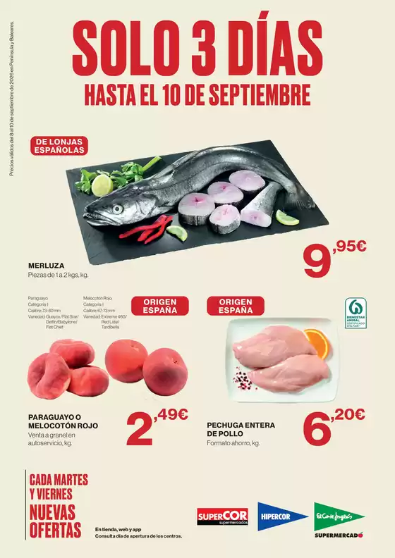 Catálogo Supercor | Solo 3 Días | 2026-09-08T00:00:00.000Z - 2026-09-10T00:00:00.000Z