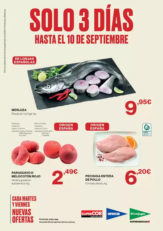 Catálogo Hipercor | Solo 3 Días | 2026-09-08T00:00:00.000Z - 2026-09-10T00:00:00.000Z