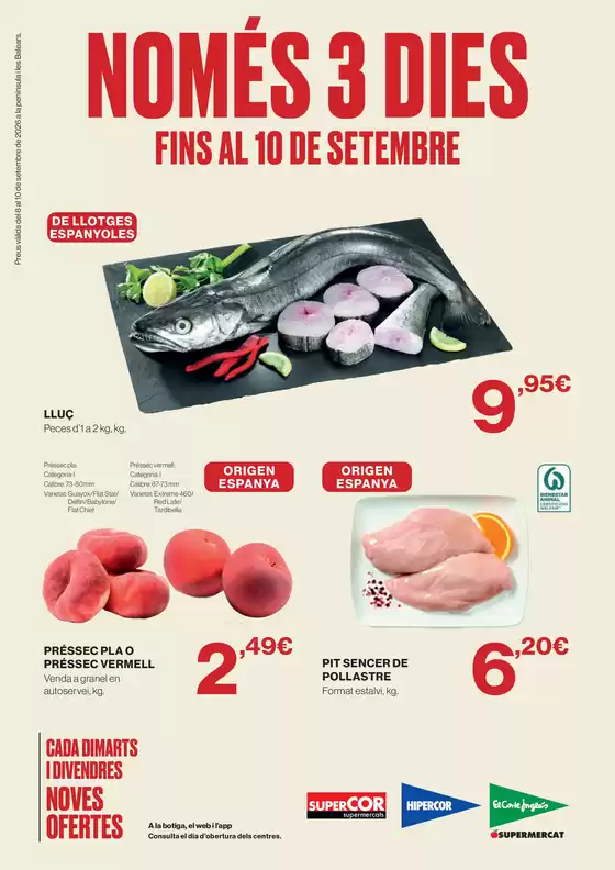 Catálogo Hipercor | Només 3 Dies | 2026-09-08T00:00:00.000Z - 2026-09-10T00:00:00.000Z