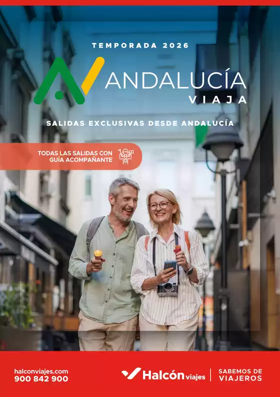 Catálogo Halcón Viajes en Caspe | Folleto Andalucía Viaja - Temporada 2026 | 2026-09-08T00:00:00.000Z - 2026-12-31T00:00:00.000Z
