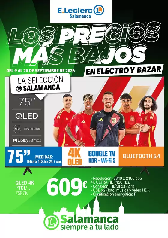 Catálogo E.Leclerc | Los precios más bajos | 2026-09-09T00:00:00.000Z - 2026-09-26T00:00:00.000Z