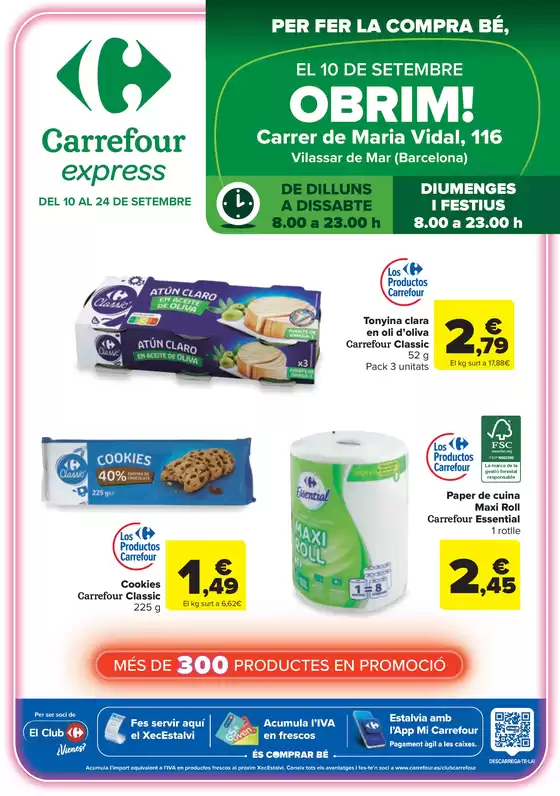 Catálogo Carrefour Express | Obrim! | 2026-09-10T00:00:00.000Z - 2026-09-24T00:00:00.000Z