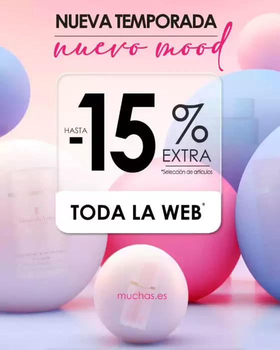 Catálogo Muchas Perfumerías en Sant Boi de Lluçanés | Hasta -15% Extra | 2026-09-08T00:00:00.000Z - 2026-09-21T00:00:00.000Z
