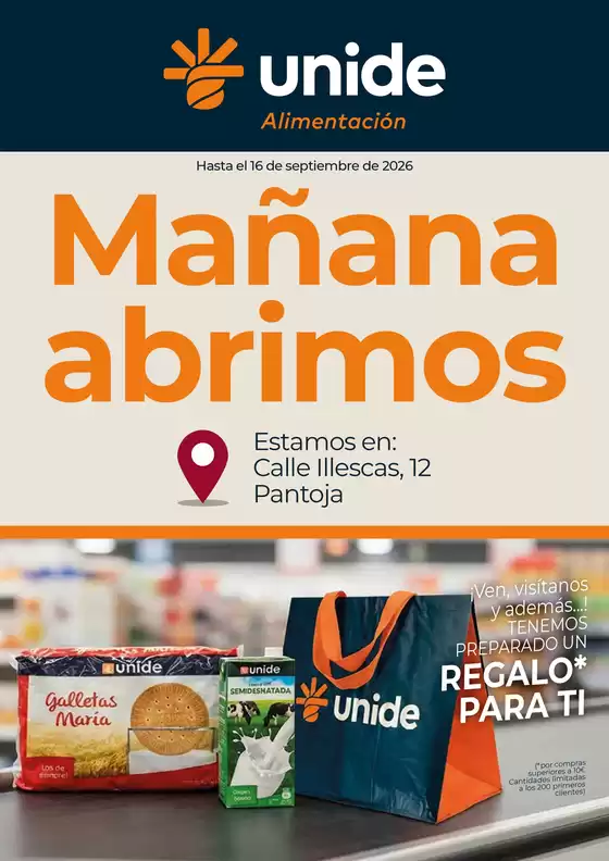 Catálogo UNIDE Alimentación en Cabrils | Mañana abrimos | 2026-09-11T00:00:00.000Z - 2026-09-16T00:00:00.000Z