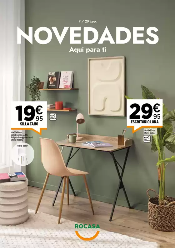 Catálogo Rocasa | Novedades | 2026-09-09T00:00:00.000Z - 2026-09-29T00:00:00.000Z