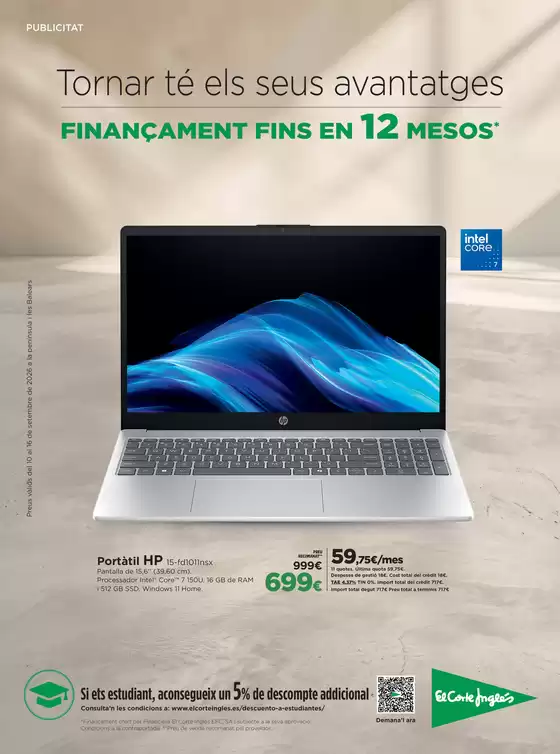 Catálogo El Corte Inglés en Llagostera | Tornar té els seus avantatges | 2026-09-10T00:00:00.000Z - 2026-09-16T00:00:00.000Z