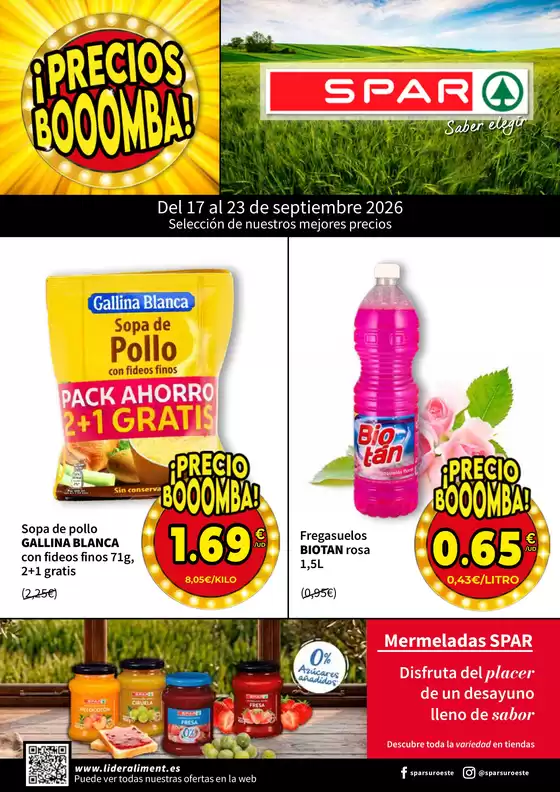 Catálogo SPAR | Del 17 al 23 de septiembre 2026 | 2026-09-17T00:00:00.000Z - 2026-09-23T00:00:00.000Z