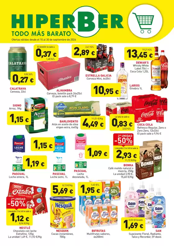 Catálogo Hiperber | Ofertas válidas desde el 10 al 30 de septiembre de 2026 | 2026-09-10T00:00:00.000Z - 2026-09-30T00:00:00.000Z