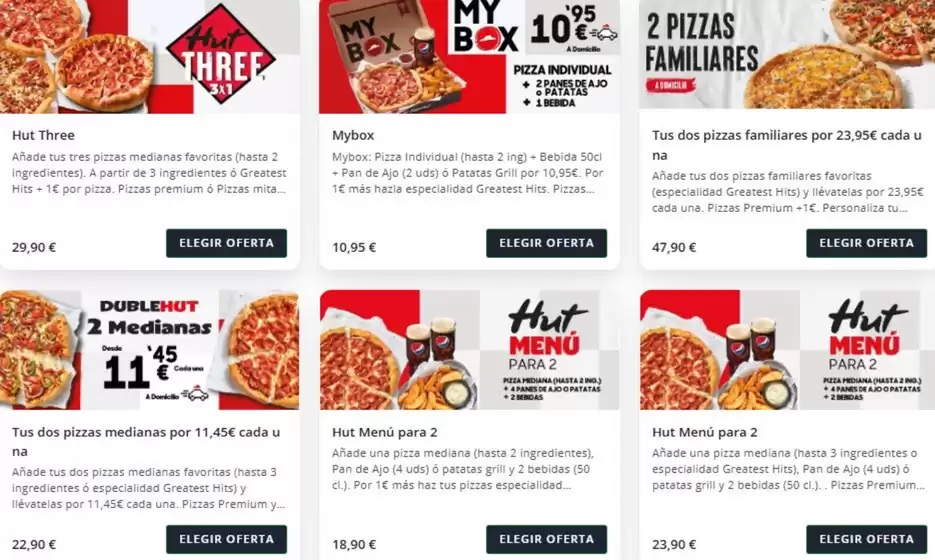 Catálogo Pizza Hut | Ofertas | 2026-09-10T00:00:00.000Z - 2026-09-23T00:00:00.000Z