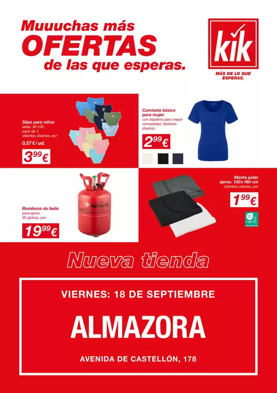 Catálogo KIK | KiK catálogo hasta 17.09.2026 | 2026-09-15T00:00:00.000Z - 2026-09-17T00:00:00.000Z
