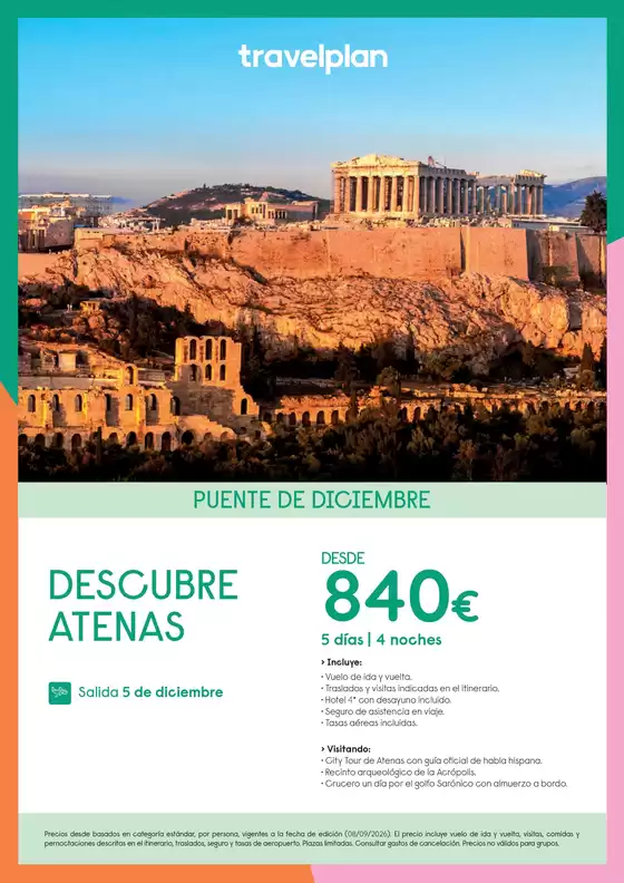 Catálogo Travelplan | Descubre Atenas | 2026-09-14T00:00:00.000Z - 2026-12-05T00:00:00.000Z