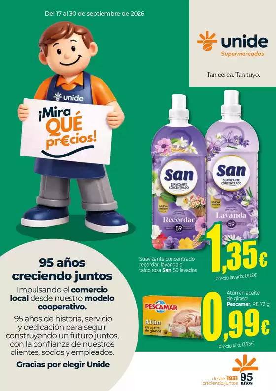Catálogo Unide Supermercados | ¡Mira qué precios! Supermercados Canarias | 2026-09-17T00:00:00.000Z - 2026-09-30T00:00:00.000Z
