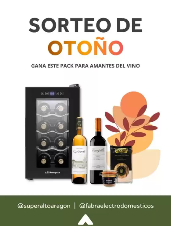 Catálogo Supermercados Altoaragón | Sorteo De Otoño | 2026-09-14T00:00:00.000Z - 2026-09-27T00:00:00.000Z