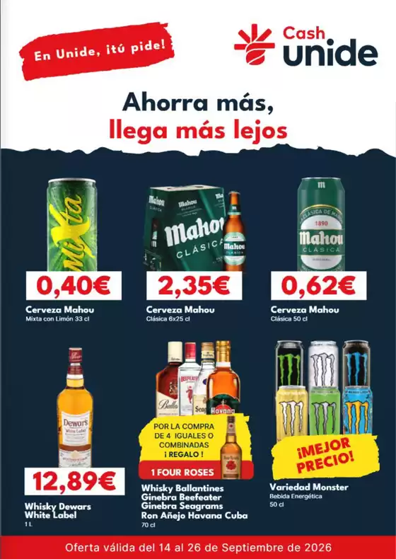 Catálogo Cash Unide | Ahorra más, llega más lejos | 2026-09-14T00:00:00.000Z - 2026-09-26T00:00:00.000Z
