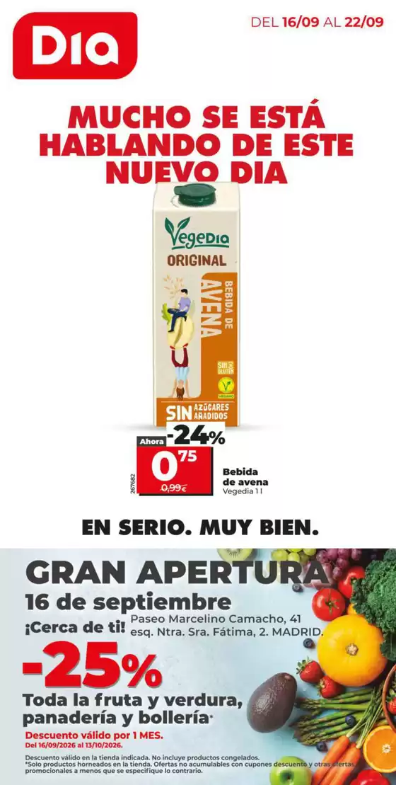 Catálogo Dia en Madrid | Gran apertura Dia del 16/09 al 22/09 | 2026-09-16T00:00:00.000Z - 2026-09-22T00:00:00.000Z