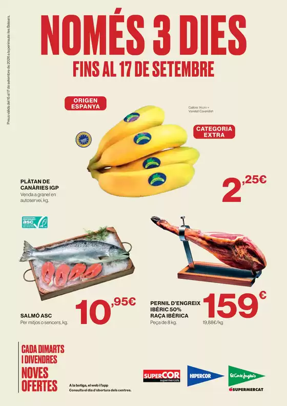 Catálogo El Corte Inglés | Només 3 Dies | 2026-09-15T00:00:00.000Z - 2026-09-17T00:00:00.000Z