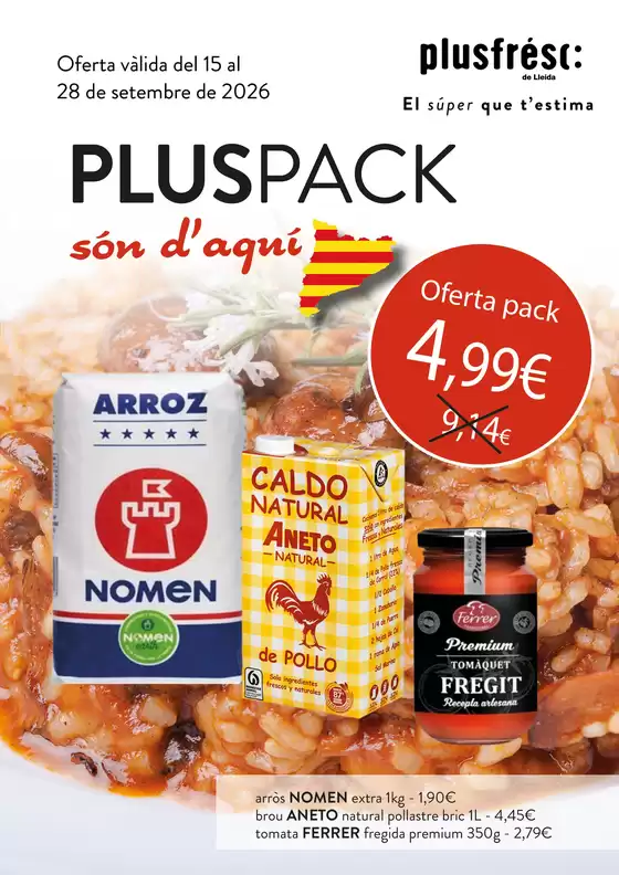 Catálogo Plusfresc | Pluspack Arròs | 2026-09-15T00:00:00.000Z - 2026-09-28T00:00:00.000Z