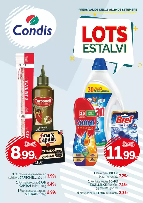 Catálogo Condis | Preus Vàlids Del 16 Al 29 De Setembre | 2026-09-16T00:00:00.000Z - 2026-09-29T00:00:00.000Z