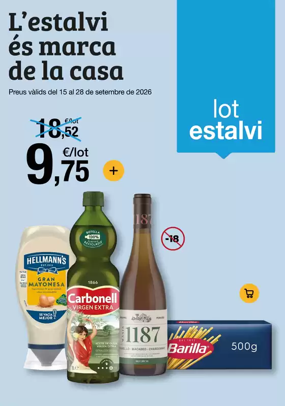 Catálogo BonpreuEsclat | L'estalvi és marca de la casa | 2026-09-15T00:00:00.000Z - 2026-09-28T00:00:00.000Z
