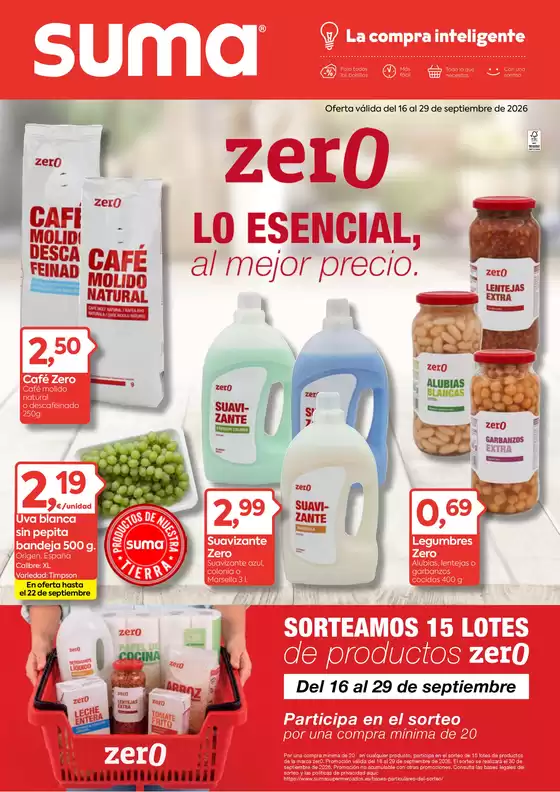 Catálogo Suma Supermercados | Oferta válida del 16 al 29 de septiembre de 2026 | 2026-09-16T00:00:00.000Z - 2026-09-29T00:00:00.000Z