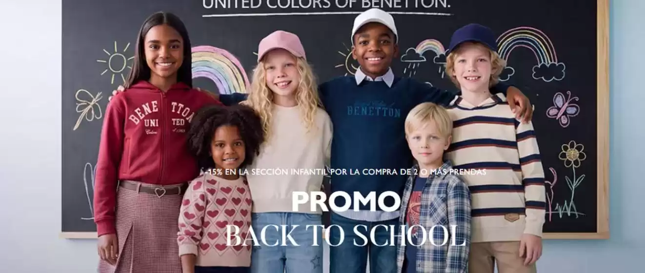Catálogo United Colors Of Benetton | -15% En La Sección Infantil Por La Compra De 2 O Más Prendas | 2026-09-16T00:00:00.000Z - 2026-09-29T00:00:00.000Z