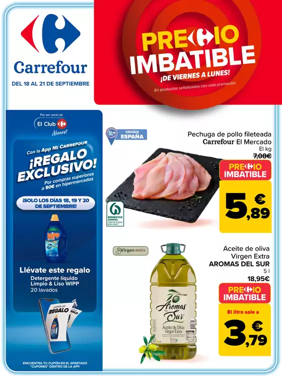 Catálogo Carrefour en Añaza | PRECIO IMBATIBLE | 2026-09-18T00:00:00.000Z - 2026-09-21T00:00:00.000Z
