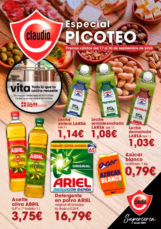 Catálogo Claudio | Especial Picoteo | 2026-09-17T00:00:00.000Z - 2026-09-30T00:00:00.000Z