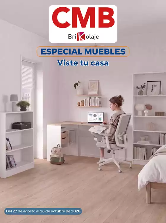 Catálogo CMB Bricolage en Murcia | Especial Muebles | 2026-08-27T00:00:00.000Z - 2026-10-26T00:00:00.000Z