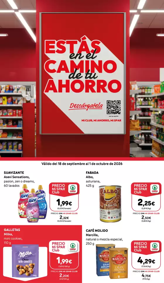 Catálogo SPAR Gran Canaria | Válido del 18 de septiembre al 1 de octubre de 2026 | 2026-09-18T00:00:00.000Z - 2026-10-01T00:00:00.000Z
