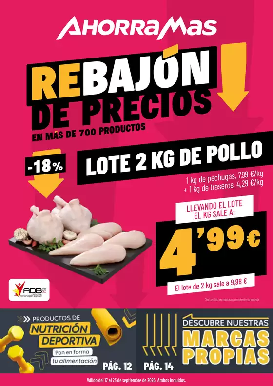 Catálogo Ahorramas | Rebajón De Precios | 2026-09-18T00:00:00.000Z - 2026-09-23T00:00:00.000Z
