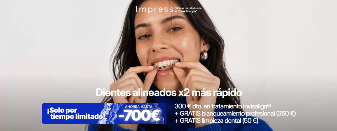 Catálogo DR SMILE en Molins de Rei | Dientes alineados x2 más rápido | 2026-09-18T00:00:00.000Z - 2026-10-01T00:00:00.000Z