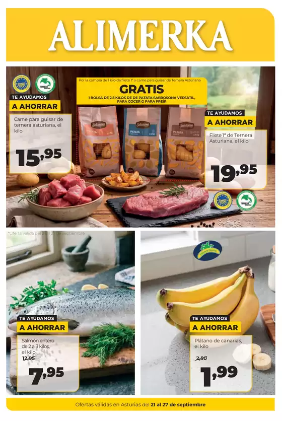 Catálogo Alimerka | Semanal 21 al 27 de septiembre Asturias | 2026-09-21T00:00:00.000Z - 2026-09-27T00:00:00.000Z