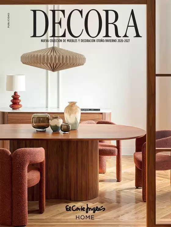 Catálogo El Corte Inglés | Decora Otoño/Invierno 2026-2027 | 2026-09-22T00:00:00.000Z - 2027-02-28T00:00:00.000Z