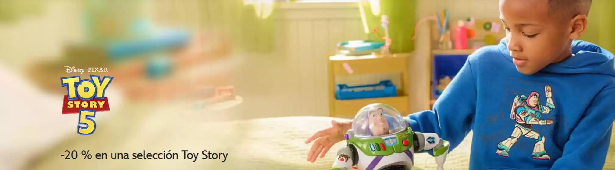 Catálogo Disney en Torrelodones | -20% en una selección Toy Story | 2026-09-22T00:00:00.000Z - 2026-10-05T00:00:00.000Z