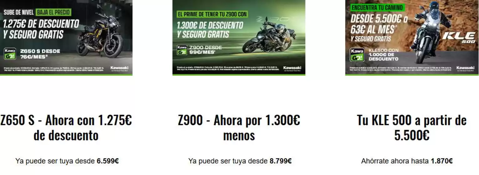 Catálogo Kawasaki en Maspalomas | Promociones | 2026-09-23T00:00:00.000Z - 2026-12-31T00:00:00.000Z