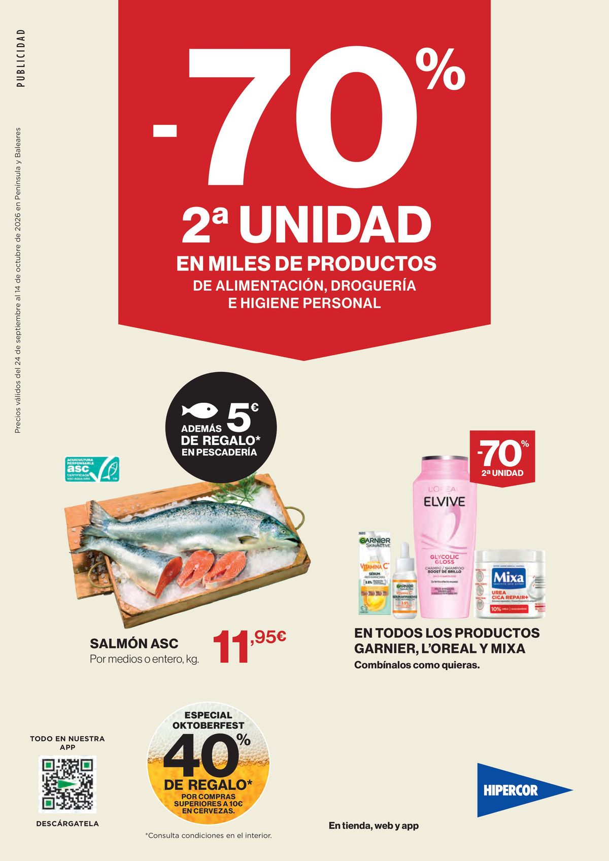 -70% 2ª Unidad en miles de productos — portada