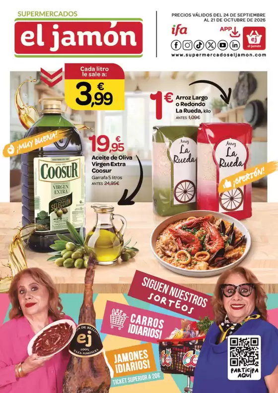Catálogo Supermercados El Jamón | Precios Válidos Del 24 De Septiembre Al 21 De Octubre De 2026 | 2026-09-24T00:00:00.000Z - 2026-10-21T00:00:00.000Z