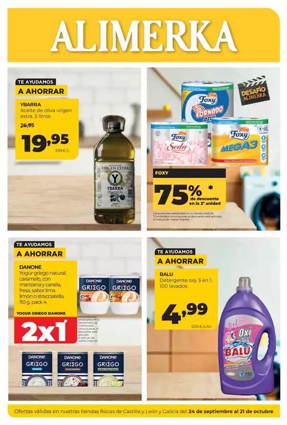 Catálogo Alimerka en Valdeolivas | Mensual Castilla y León | 2026-09-24T00:00:00.000Z - 2026-10-21T00:00:00.000Z