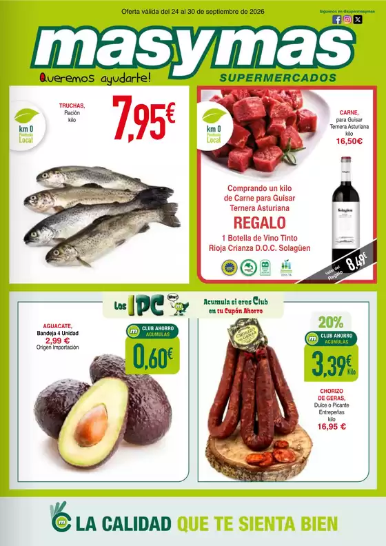 Catálogo Masymas en Benaguasil | Oferta válida del 24 al 30 de septiembre de 2026 | 2026-09-24T00:00:00.000Z - 2026-09-30T00:00:00.000Z