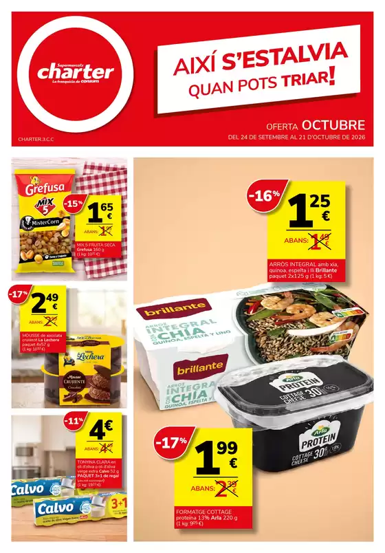 Catálogo Supermercados Charter | Oferta Octubre | 2026-09-24T00:00:00.000Z - 2026-10-21T00:00:00.000Z
