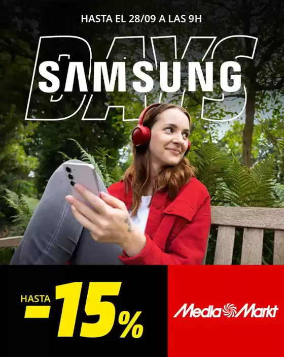 Catálogo MediaMarkt | Hasta -15% | 2026-09-24T00:00:00.000Z - 2026-09-28T00:00:00.000Z