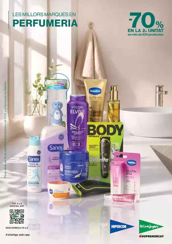 Catálogo Hipercor | Les Millors Marques En Perfumeria | 2026-09-24T00:00:00.000Z - 2026-10-14T00:00:00.000Z