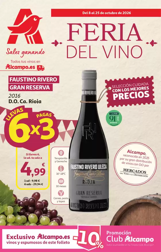 Catálogo Alcampo | Feria Del Vino | 2026-10-08T00:00:00.000Z - 2026-10-25T00:00:00.000Z