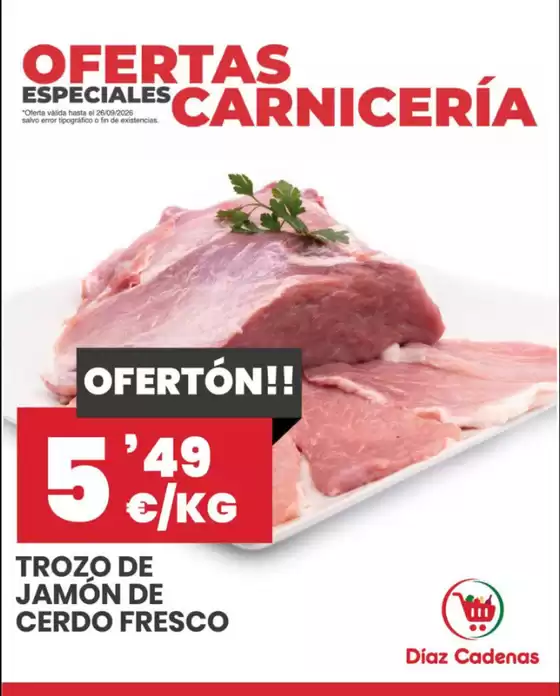 Catálogo Díaz Cadenas | Este finde toca comer bien… ¡y en Díaz Cadenas tenemos la carnicería lista! | 2026-09-25T00:00:00.000Z - 2026-09-26T00:00:00.000Z