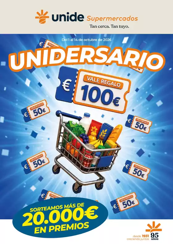 Catálogo Unide Supermercados en Muelas del Pan | UNIDERSARIO UNIDE Supermercados | 2026-10-01T00:00:00.000Z - 2026-10-14T00:00:00.000Z