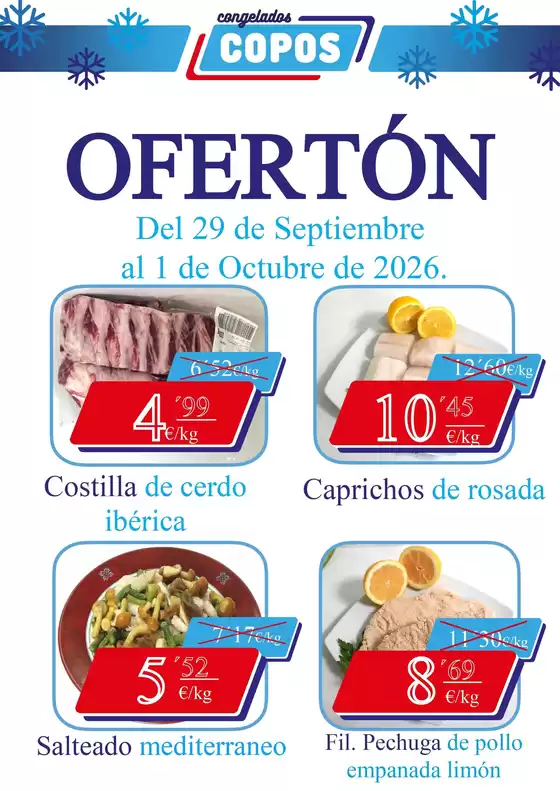 Catálogo Congelados Copos | Ofertón | 2026-09-29T00:00:00.000Z - 2026-10-01T00:00:00.000Z