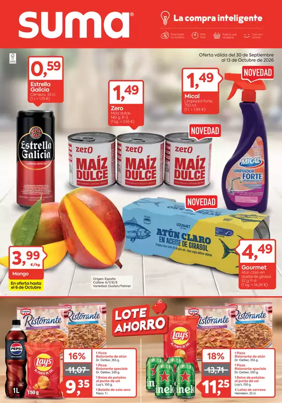 Catálogo Suma Supermercados en Leganés | Oferta válida del 30 de Septiembre al 13 de Octubre de 2026 | 2026-09-30T00:00:00.000Z - 2026-10-13T00:00:00.000Z