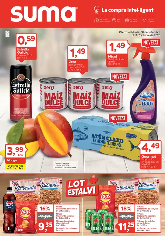 Catálogo Suma Supermercados | Oferta vàlida del 30 de setembre al 13 d'octubre de 2026 | 2026-09-30T00:00:00.000Z - 2026-10-13T00:00:00.000Z